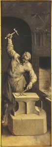 Der heilige Eligius in seiner Werkstatt