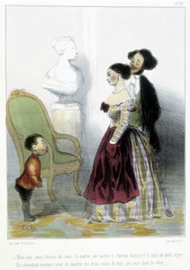 Karikatur - in "Madeleines" von Cham, ca. 1870-1880