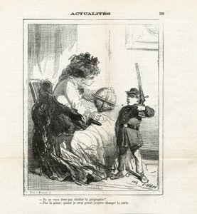 Illustration von Cham (1819-1879) in Le Charivari von Amédée de Noé