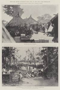 Mit der britischen Expedition von Accra ins Hinterland der Goldküste von Amedee Forestier