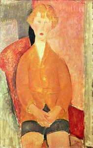 Junge in Shorts, ca. 1918 von Amedeo Modigliani
