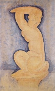 Karyatide, 1914 von Amedeo Modigliani