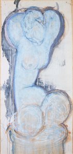 Karyatide, ca. 1914 von Amedeo Modigliani