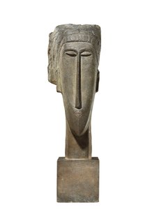 Kopf, ca. 1910-12 von Amedeo Modigliani