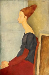 Jeanne Hébuterne mit Henna, 1918