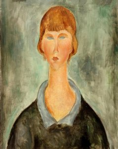 Porträt einer jungen Frau von Amedeo Modigliani