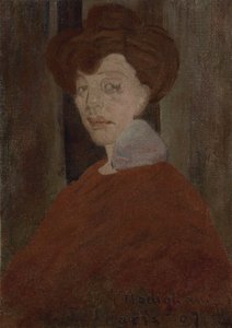 Porträt einer Frau, 1907 von Amedeo Modigliani