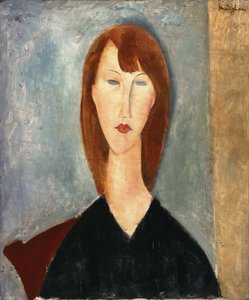Porträt eines unbekannten Modells von Amedeo Modigliani