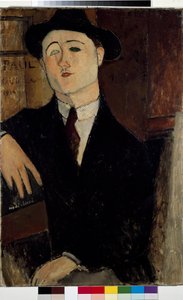 Porträt des französischen Psychologen Paul Guillaume von Amedeo Modigliani