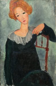 Rothaarige Frau