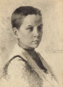 Selbstporträt, 1899 von Amedeo Modigliani