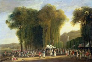 Festtag in St. Cloud: Britische Truppen im Dienst, September 1815