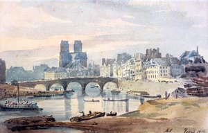 Notre-Dame de Paris von der Île Saint-Louis
