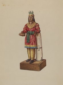 Zigarrenladen-Indianer von American 20th Century
