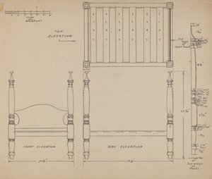 Puppenbett von American 20th Century