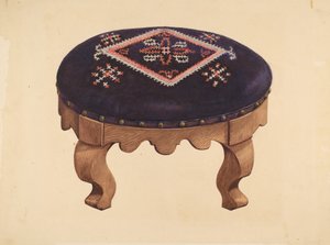 Fußschemel von American 20th Century