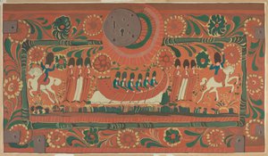 Bemalte Truhe von American 20th Century