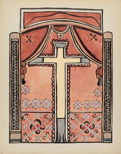Tafel 13: Design mit Kreuz: Aus dem Portfolio "Spanische Kolonialdesigns von New Mexico"