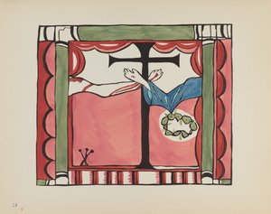 Tafel 14: Hauptaltar, Chimayo: Aus dem Portfolio "Spanische Kolonialdesigns von New Mexico" von American 20th Century