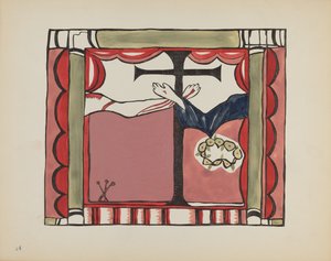 Hauptaltar, Chimayo: Aus dem Portfolio "Spanische Kolonialdesigns von New Mexico" von American 20th Century