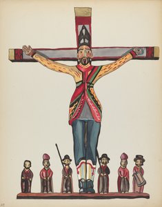 Tafel 29: Heiliger Akakios: Aus dem Portfolio "Spanische Kolonialdesigns von New Mexico"
