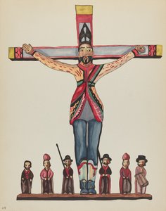 Tafel 29: Heiliger Akazius: Aus dem Portfolio "Spanische Kolonialdesigns von New Mexico"