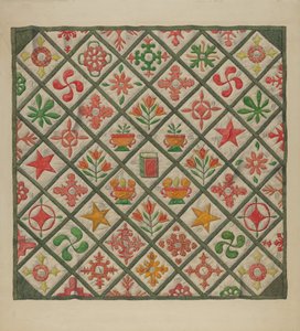 Steppdecke von American 20th Century