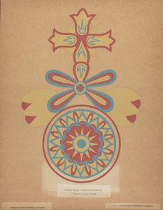 Santa Barbara Missions-Türdesign aus dem Portfolio "Dekorative Kunst von Spanisch-Kalifornien" von American 20th Century