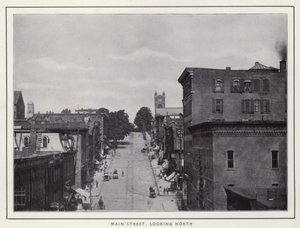Jamestown, NY: Main Street, Blick nach Norden (s/w Foto) von American Photographer (after)