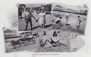 Jugendliche Vergnügungen am Strand von American Photographer (after)