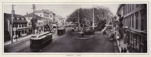 Newport, Rhode Island: Washington Square (s/w Foto)