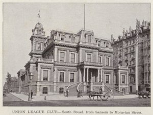 Philadelphia: Union League Club, South Broad, von Sansom bis Moravian Street