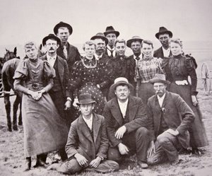 Amerikanische Pioniere, ca. 1850
