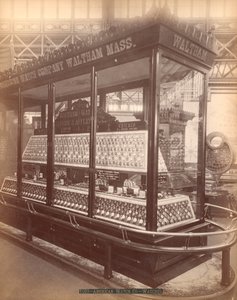 American Watch Co.s Ausstellung, Hauptgebäude, Centennial International Exhibition, Philadelphia, 1876 von American Photographer