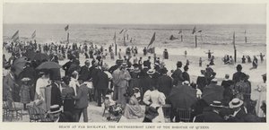 Strand bei Far Rockaway, die südlichste Grenze des Bezirks Queens
