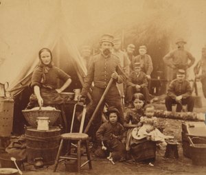 Lager der 31. Pennsylvania-Infanterie in der Nähe von Washington, D.C., 1862