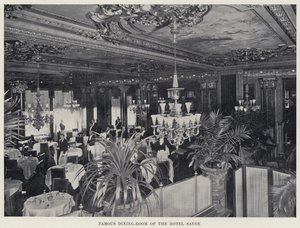 Berühmter Speisesaal des Hotel Savoy