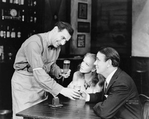 Gene Kelly, Julie Haydon und Eddie Dowling in einer Szene aus der American Theatre Guild Bühnenproduktion von Time of Your Life, 1939-40 von American Photographer