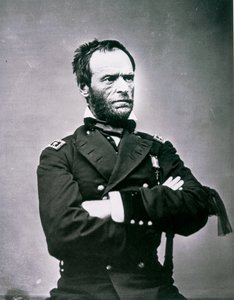 General William T. Sherman (1820-91) von American Photographer