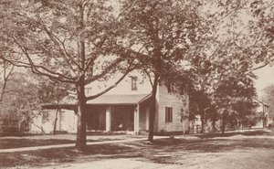 Heimat von "The Minerva", dem ersten Frauenliteraturclub, New Harmony, Indiana von American Photographer