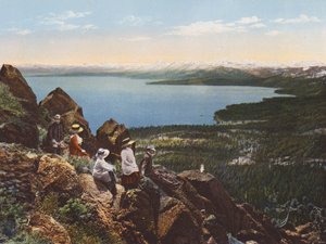 Lake Tahoe vom Mount Watson, Kalifornien von American Photographer