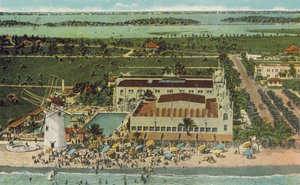 Miami, Florida, ca. 1925: Miami Beach Casino (Farbfoto) von American Photographer