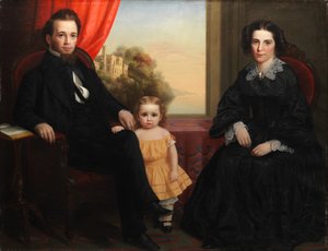 Eine Familiengruppe, ca. 1850
