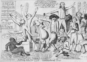Ein Blick in den Anti-Föderalen Club von American School