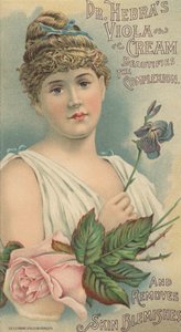 Werbung für Dr. Hebras Viola Cream, ca. 1897 von American School