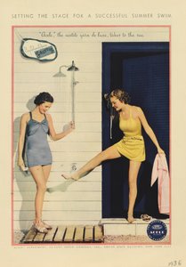 Werbung für DuPont Acele Garn, 1936 von American School