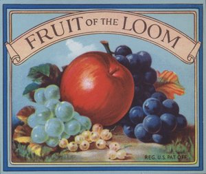 Werbung für Fruit of the Loom Kleidung von American School