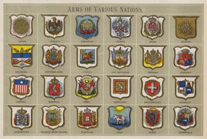 Wappen verschiedener Nationen
