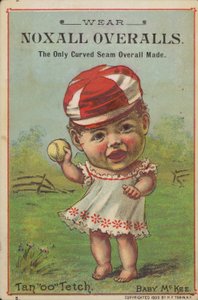 Baby hält Baseball