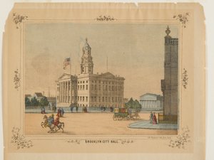 Brooklyn City Hall, veröffentlicht von Charles Magnus, Inc.